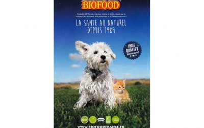Biofood, l&rsquo;alimentation pour chiens et chats 100% naturelle.