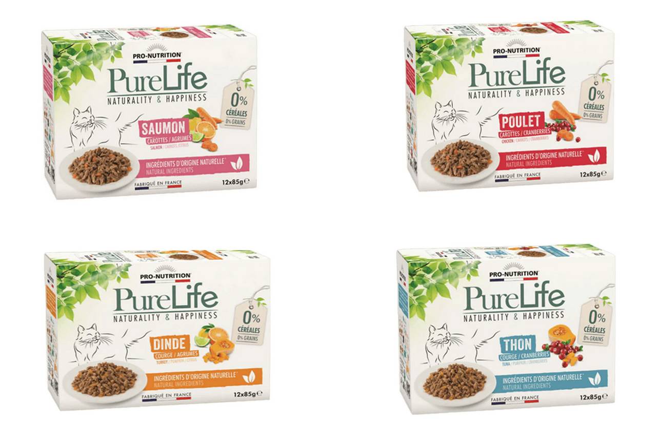 pâtée sachet humide pure life 